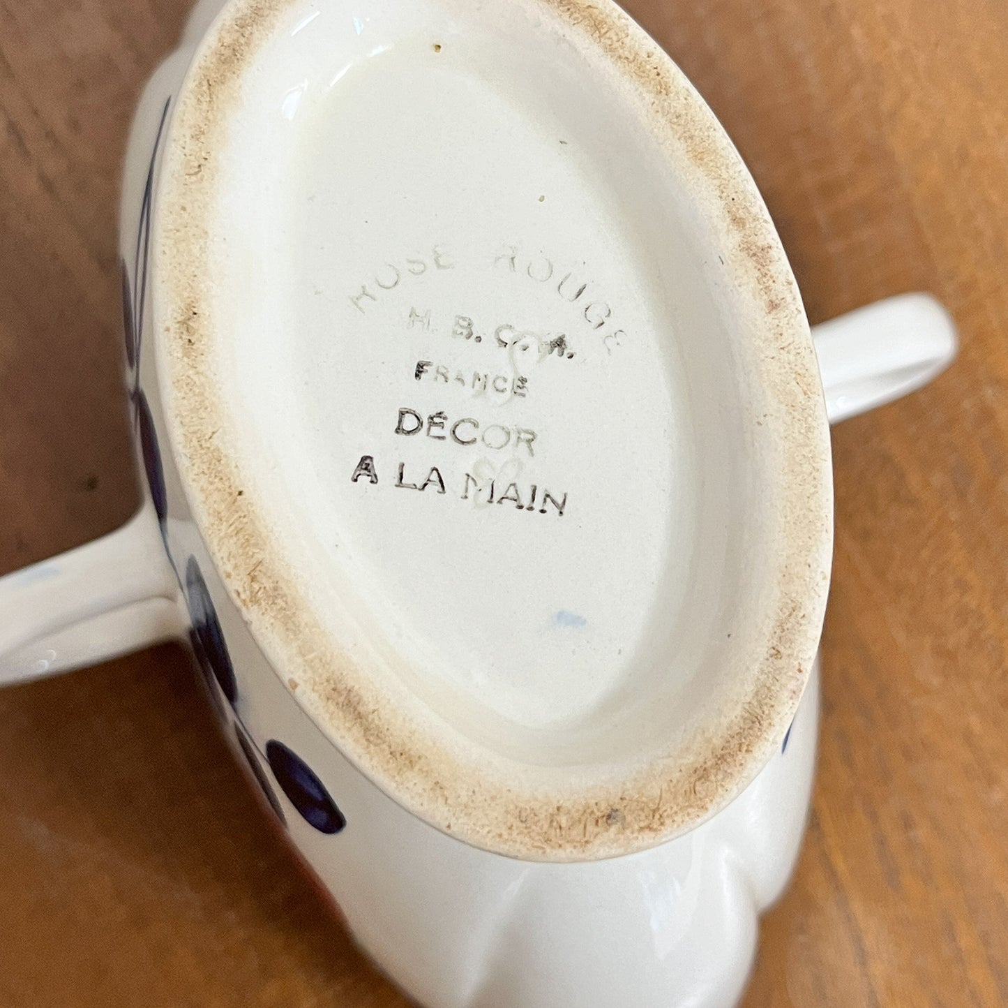 saucière HBCM décor « Rose Rouge »