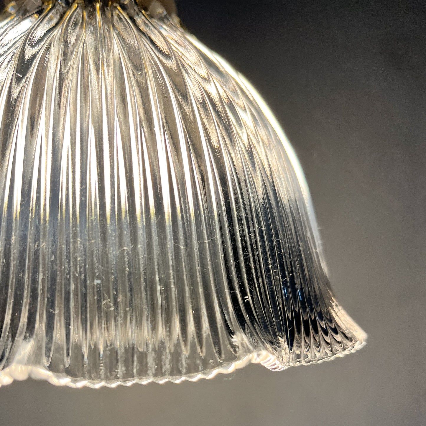 suspension vintage tulipe holophane