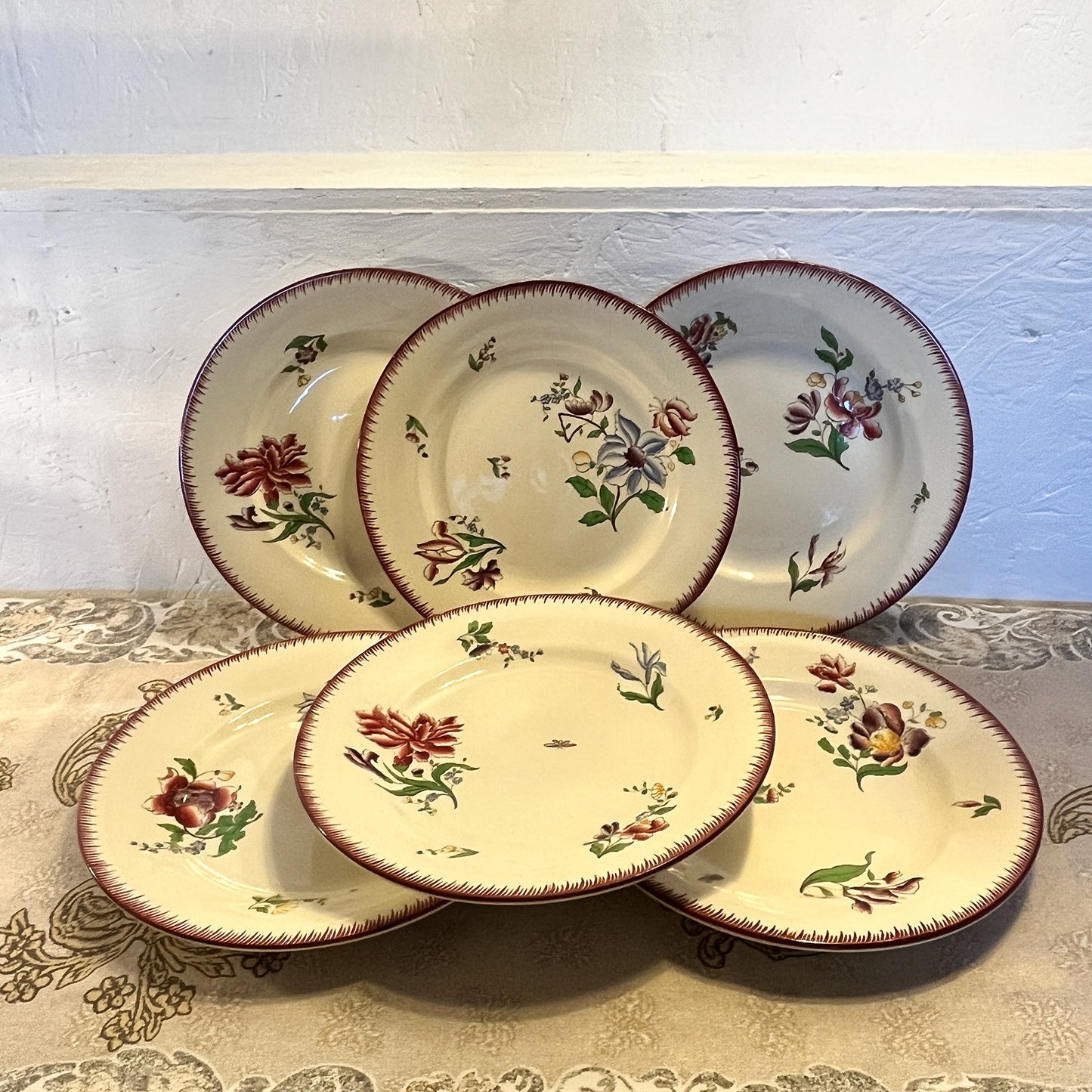 assiettes Sarreguemines décor « Strasbourg »