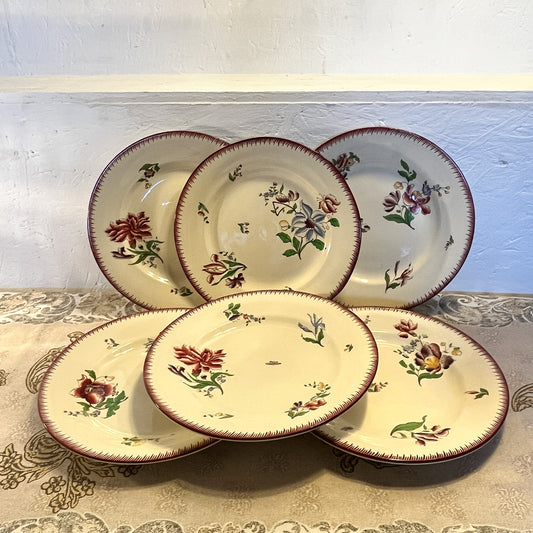 assiettes Sarreguemines décor « Strasbourg »