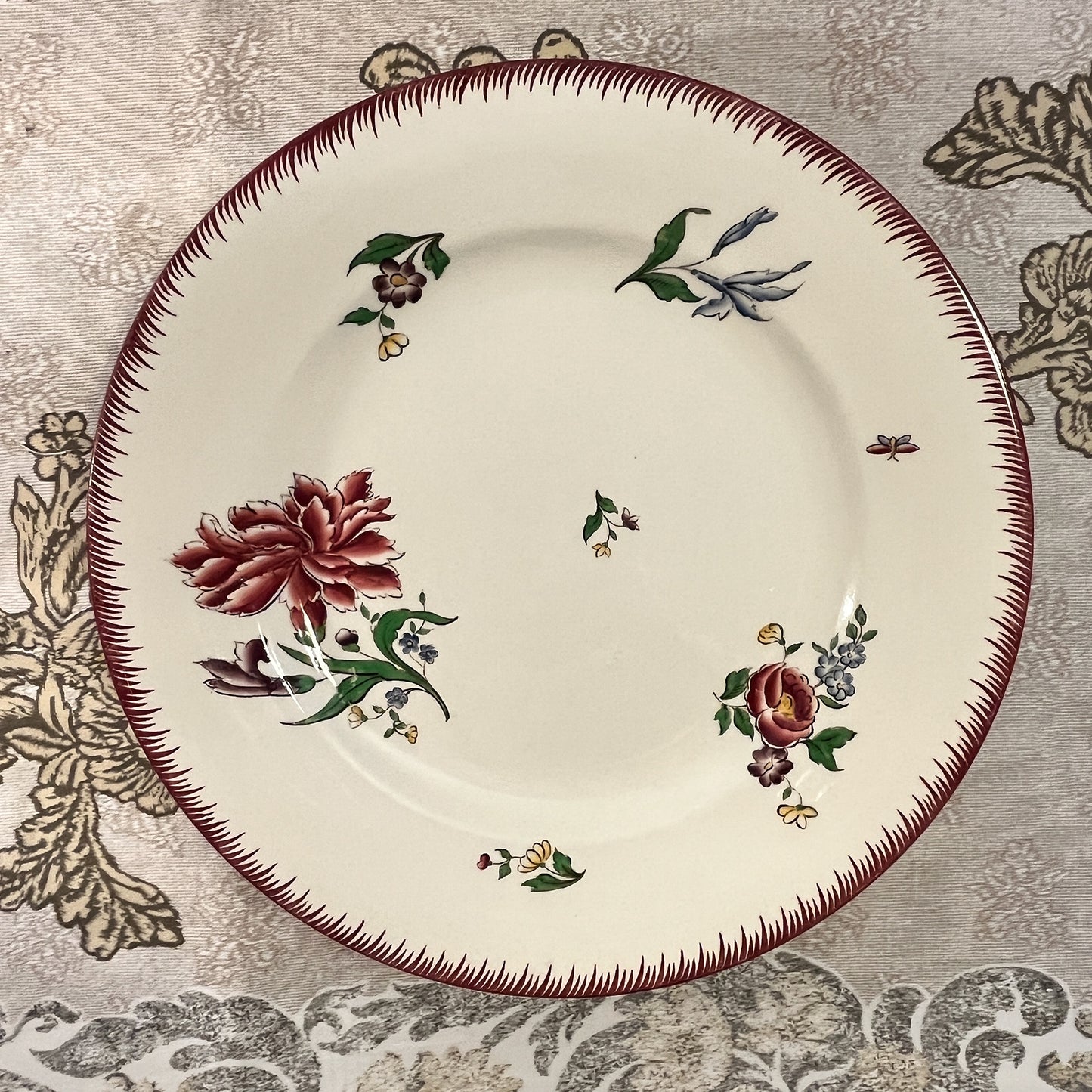 assiettes Sarreguemines décor « Strasbourg »