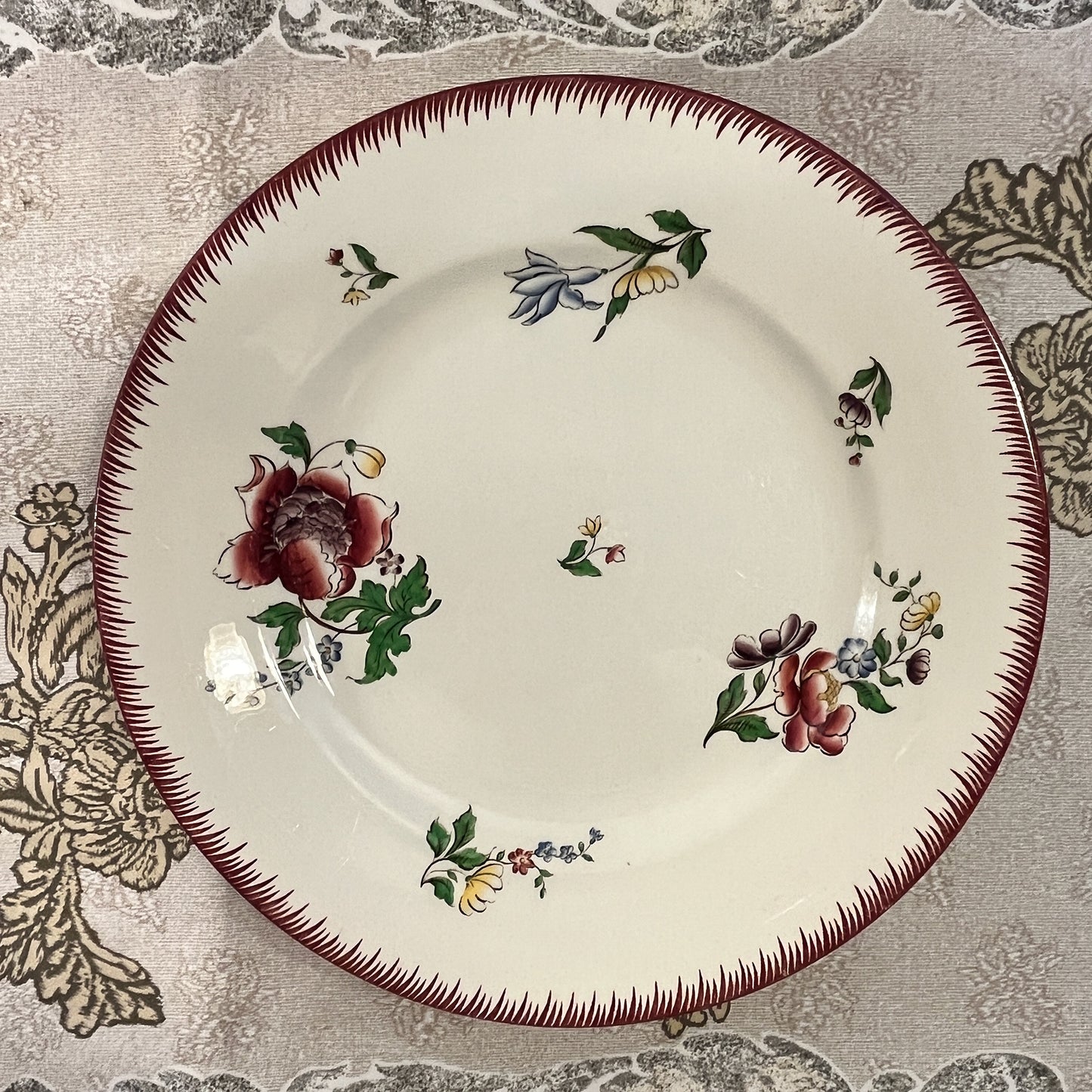 assiettes Sarreguemines décor « Strasbourg »