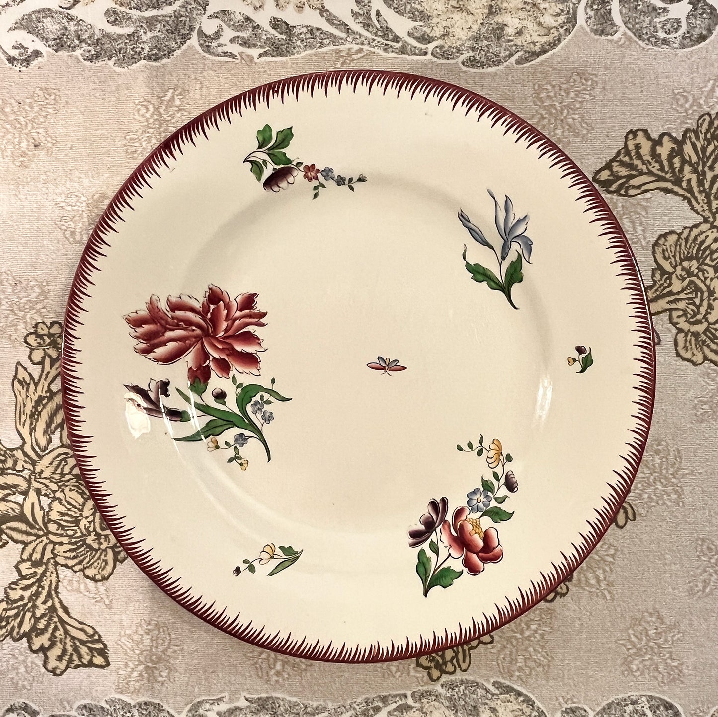 assiettes Sarreguemines décor « Strasbourg »