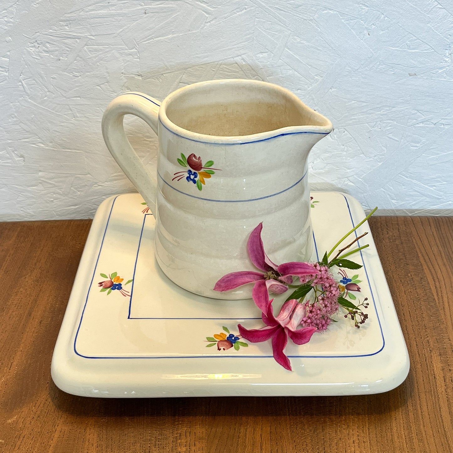 lot vaisselle Gien, décor Nice