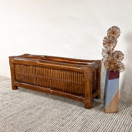 grande jardinière en bambou