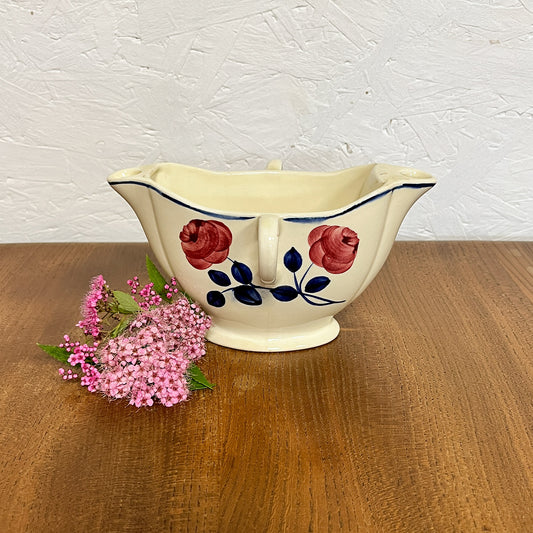 saucière HBCM décor « Rose Rouge »