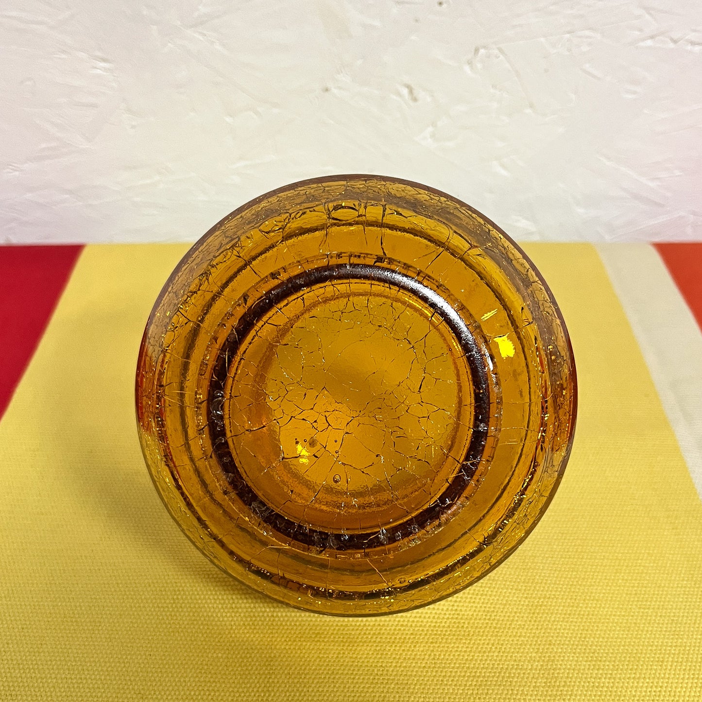 sucrier vintage en verre avec pince intégrée