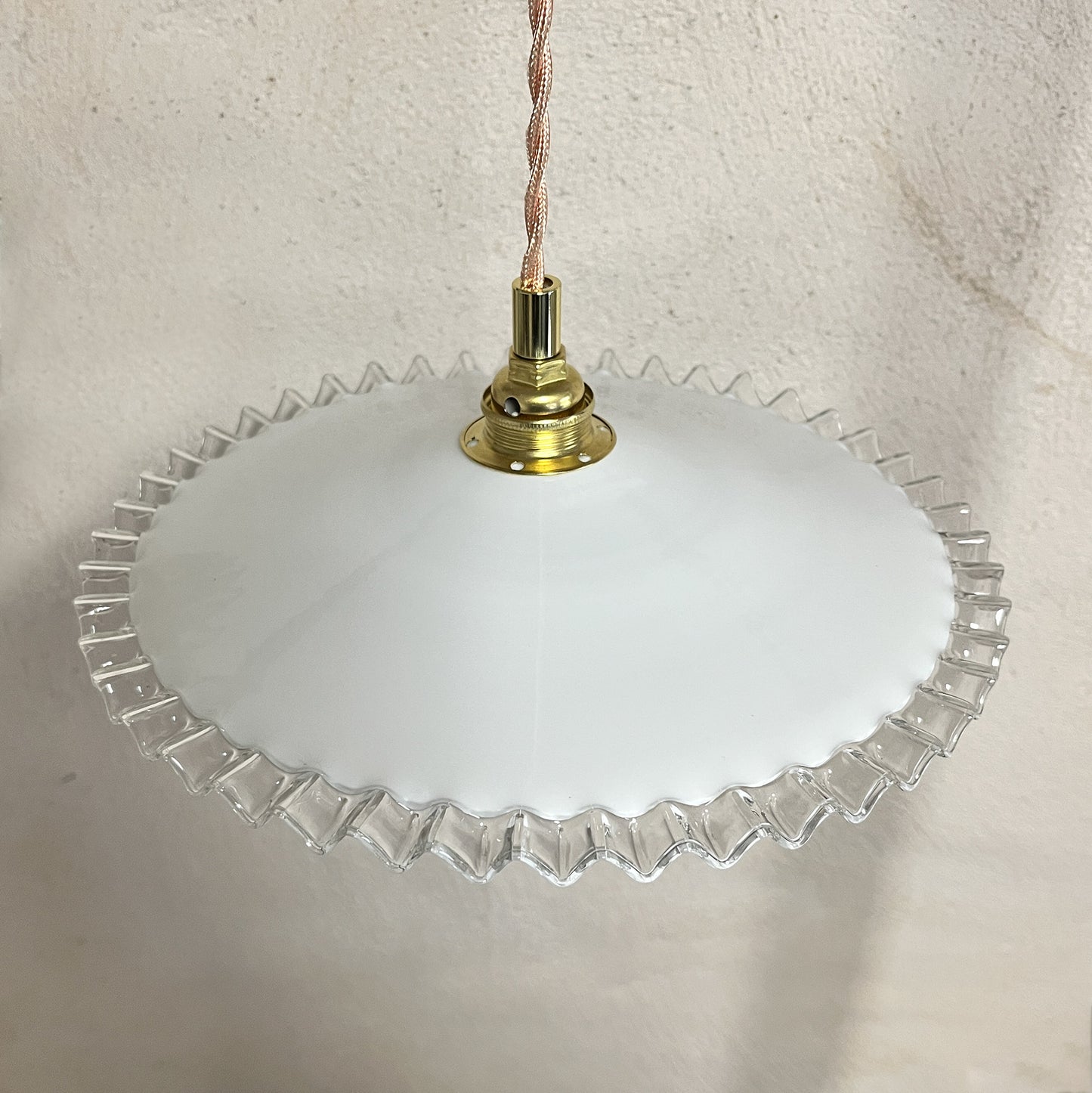 suspension double globe vintage