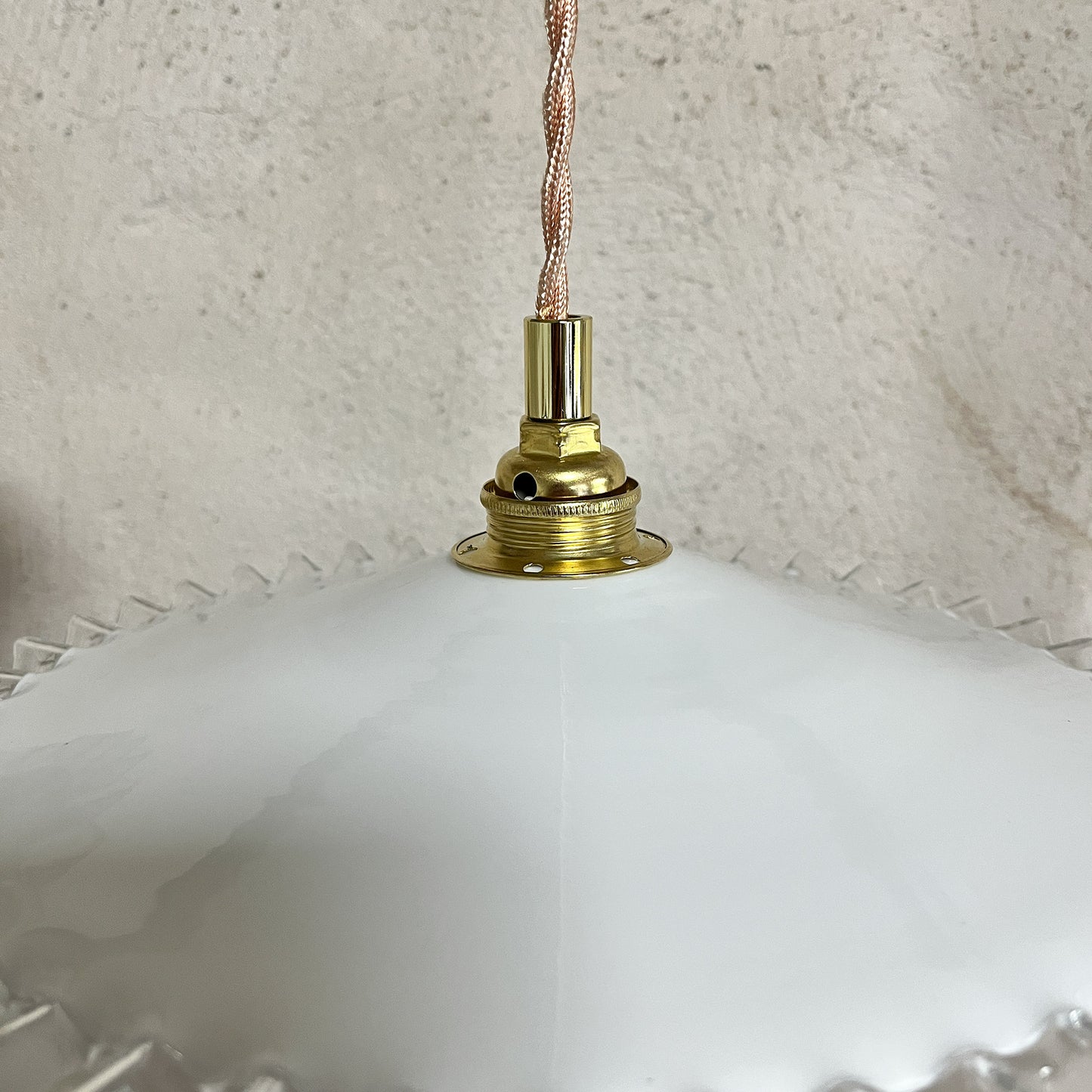 suspension double globe vintage