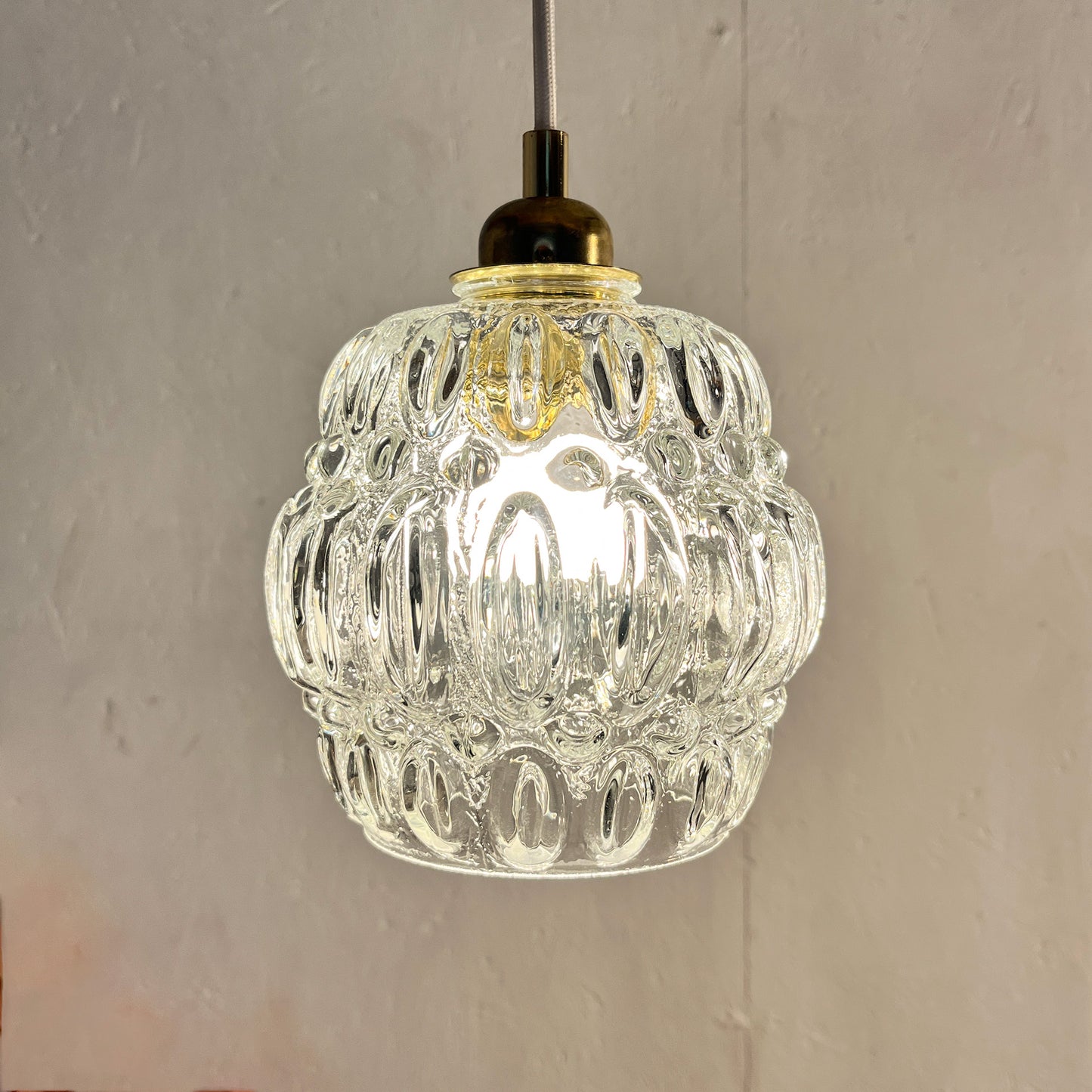 suspension vintage globe bulles