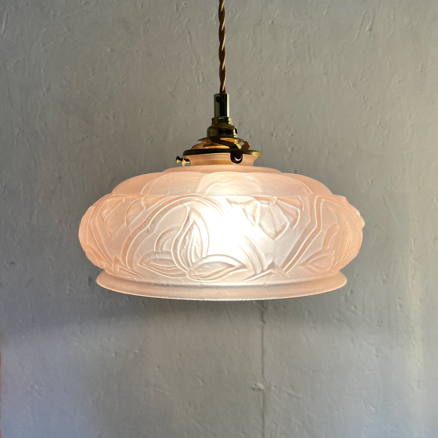 suspension abat-jour style Art déco