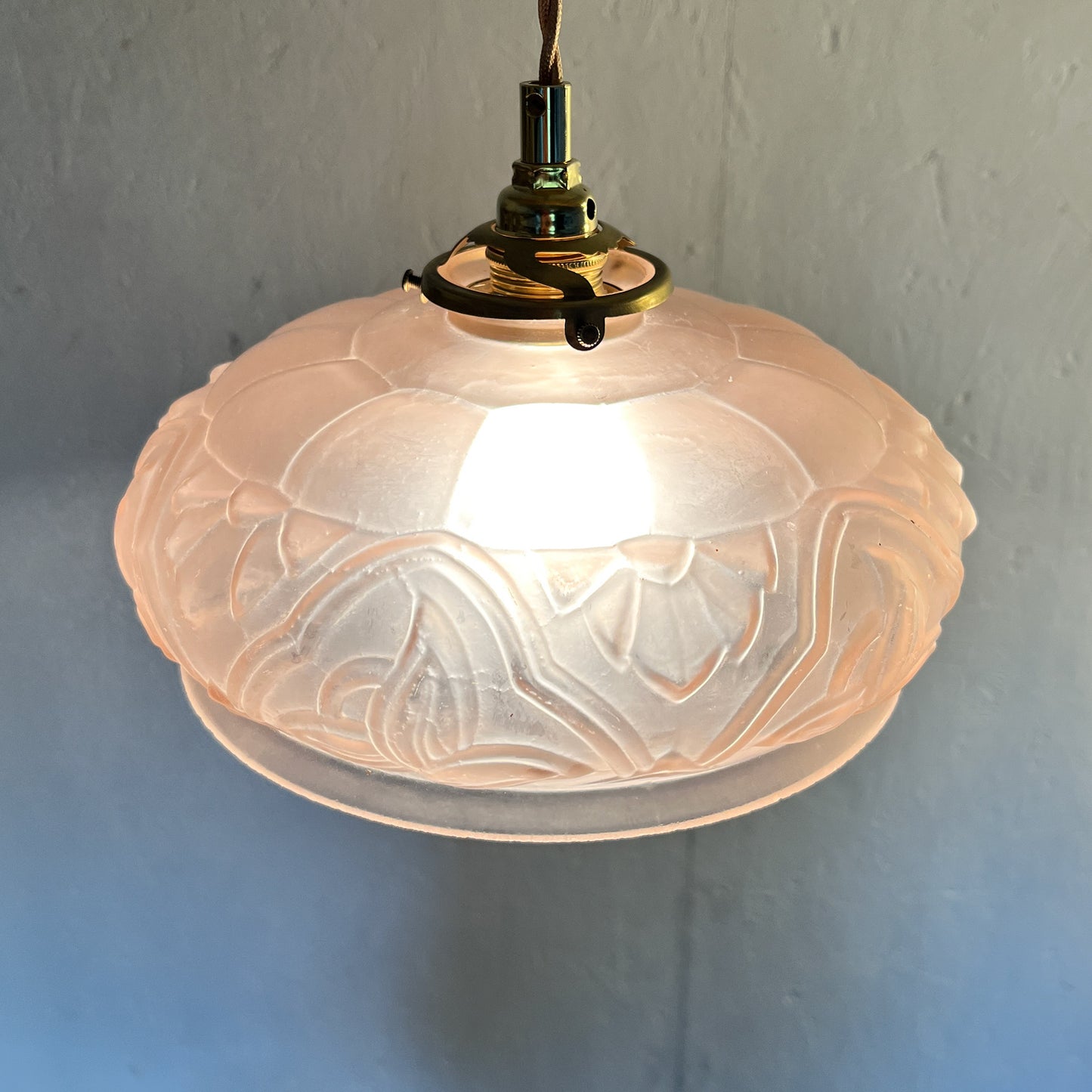 suspension abat-jour style Art déco