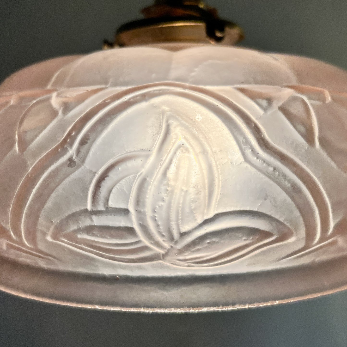 suspension abat-jour style Art déco