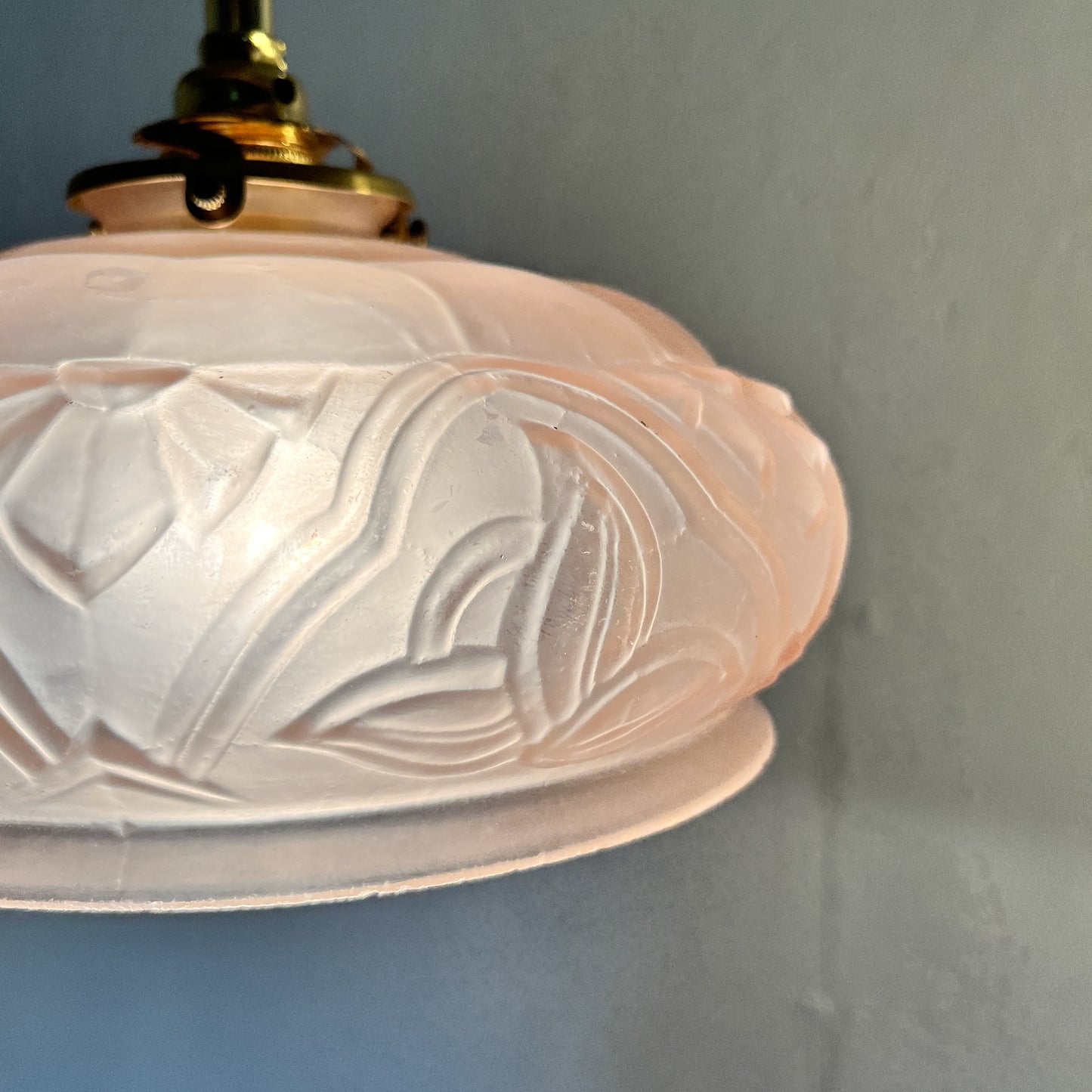 suspension abat-jour style Art déco