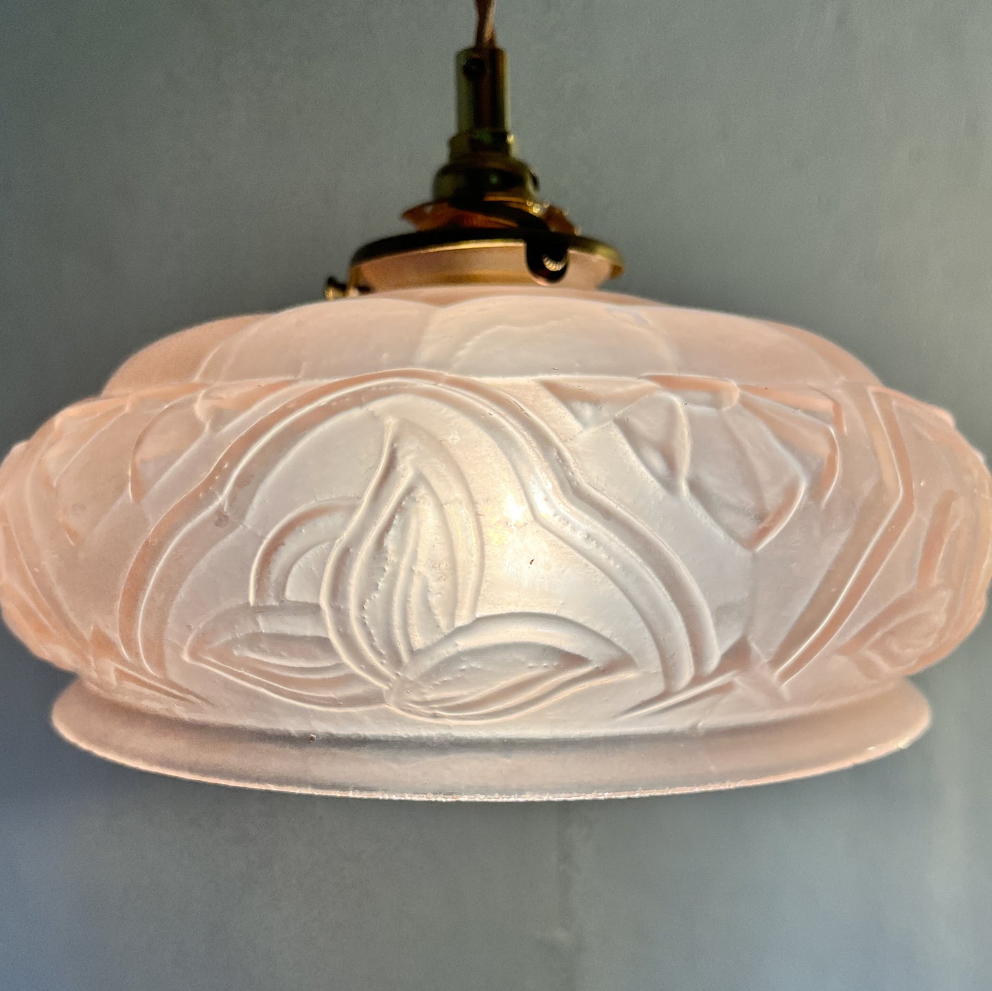 suspension abat-jour style Art déco