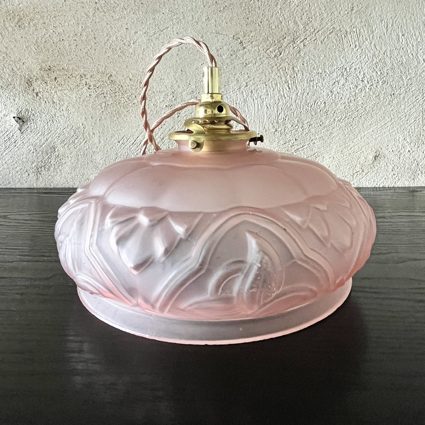 suspension abat-jour style Art déco