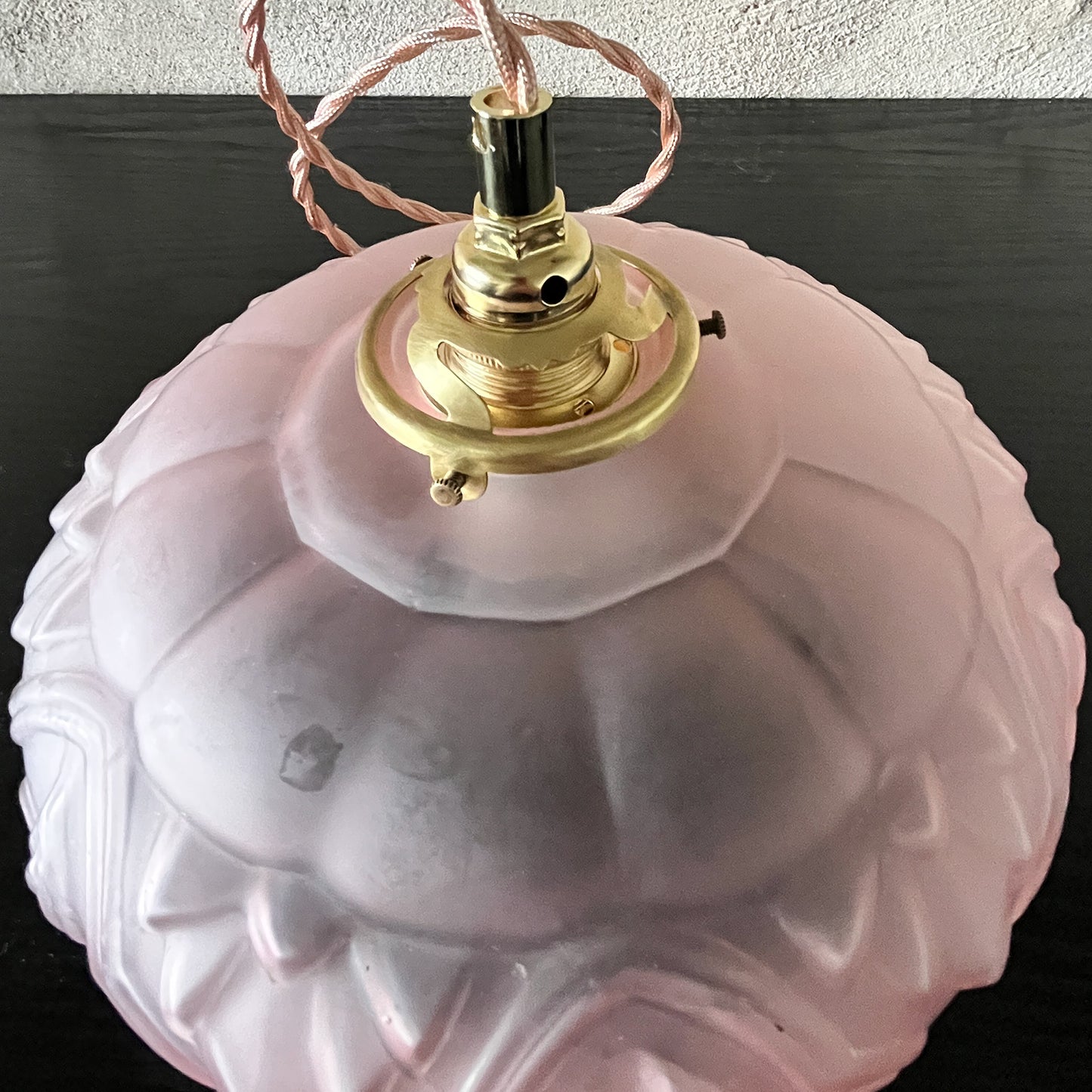 suspension abat-jour style Art déco