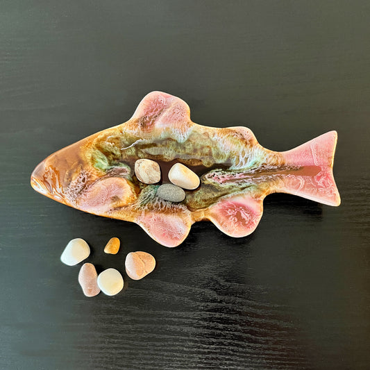 vide-poche poisson en faïence Vallauris
